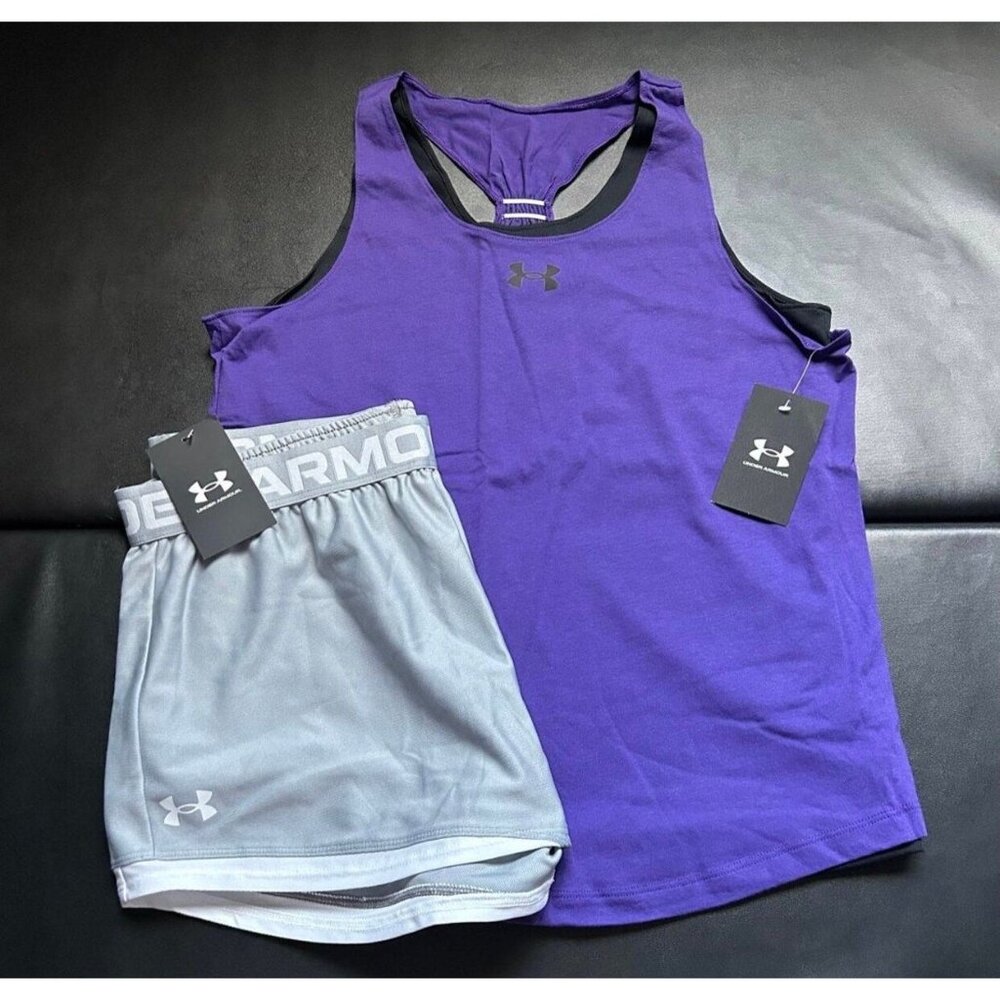 NWT Under Armour Athletic Set Girls Youth Size XL